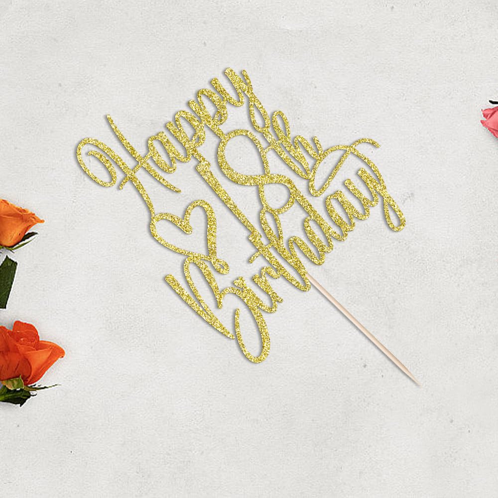 Happy Birthday Cake Topper SVM CRAFT® Hello 18 Cake Topper - 18th ...