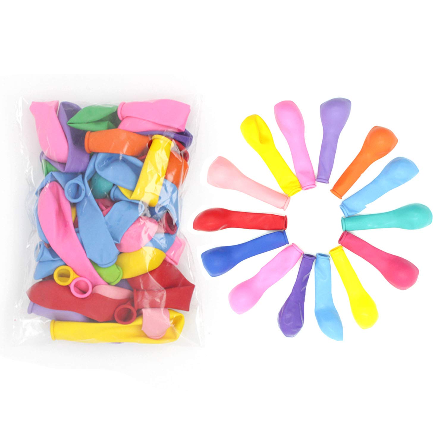 Likee Balloons for Balloon Powered Cars Racer Cars and Launcher (50 Packs)