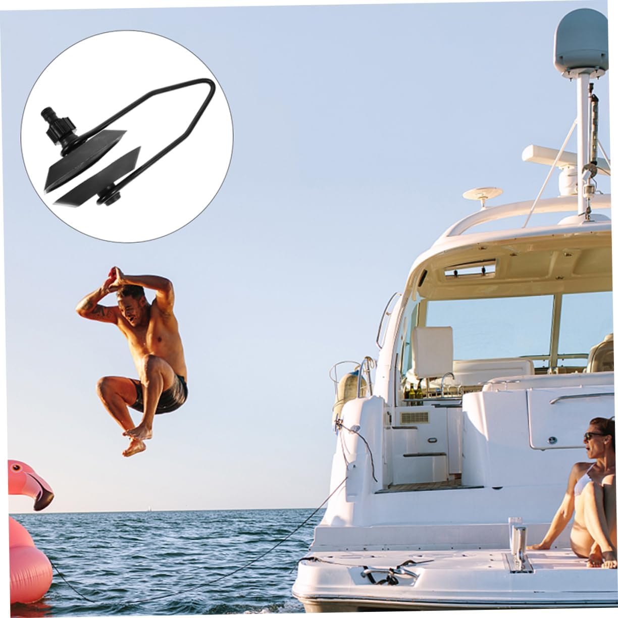 2pcs Motor Flusher Kit for Outboard Engines Efficient Yacht Accessory for Easy Engine Maintenance User Friendly Boat Tool and Enhance Performance