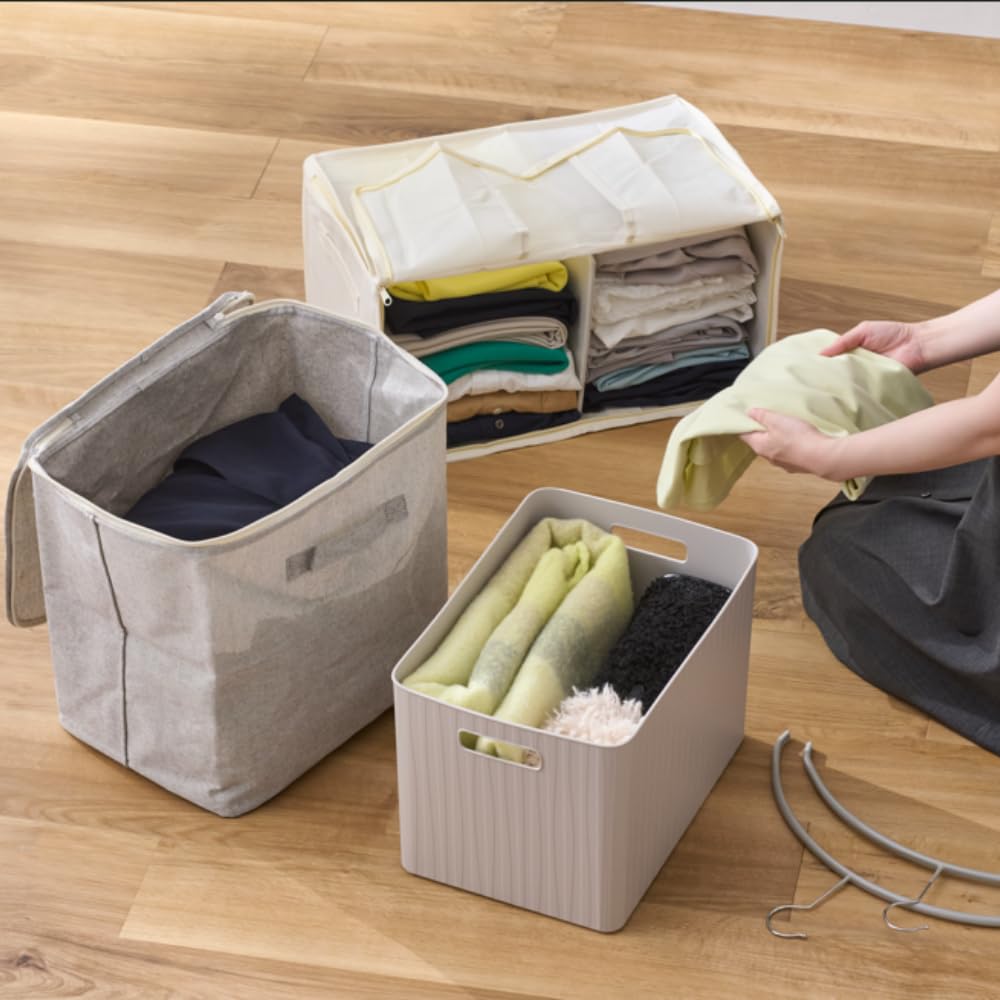 Amazon｜KEYUCA (ケユカ) Popyre たためるフタ式BOX II (グレー/フタ