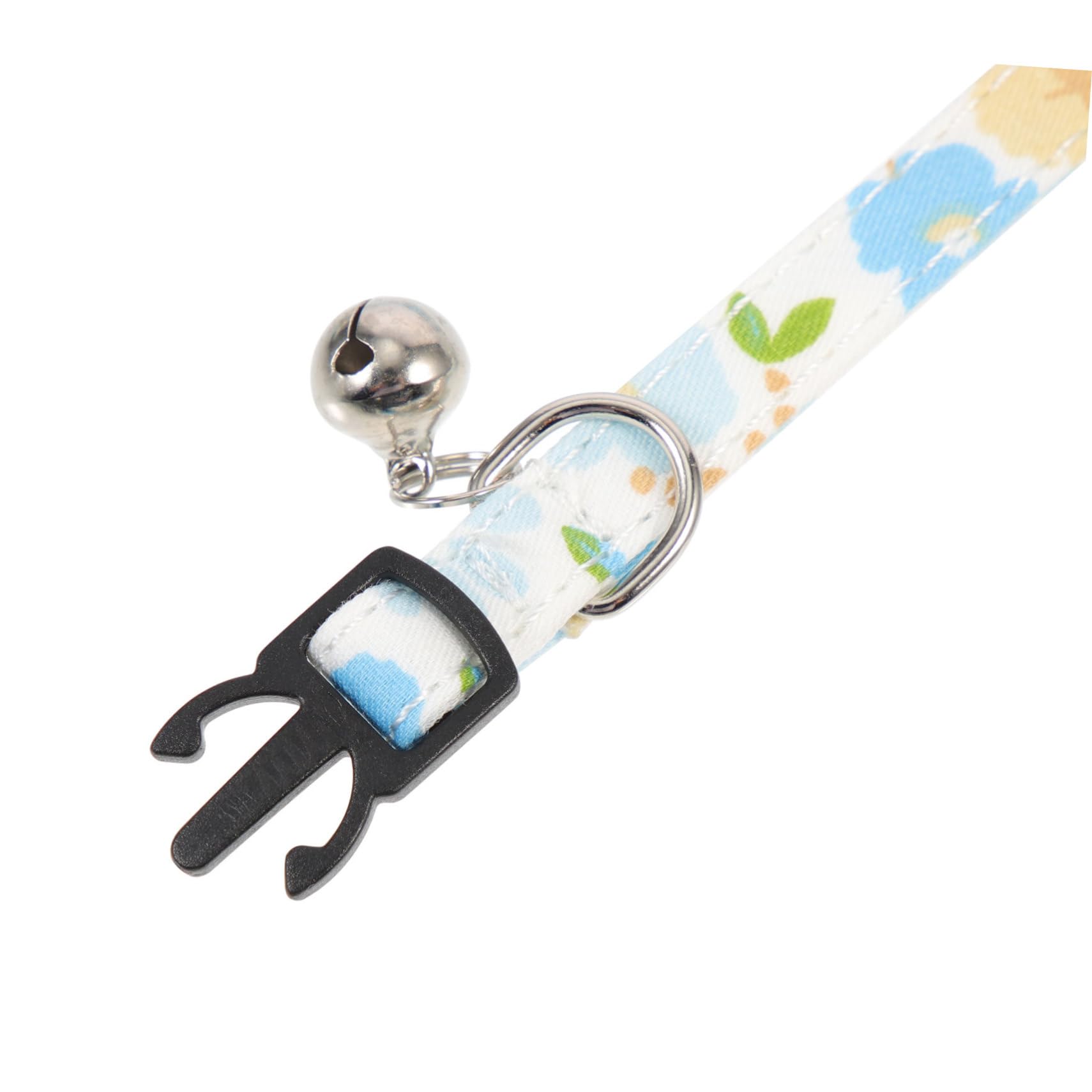 Sosoport 6pièces Colliers Extérieurs Résistants pour Chats Et Chiens De Colliers Décoratifs avec Nœud Et Clochette pour Kittens Et Animaux De Compagnie