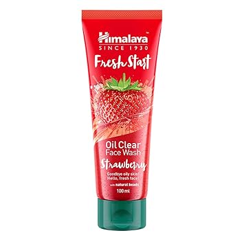 Himalaya Fresh Start Oil Clear Face Wash, Strawberry, 100ml