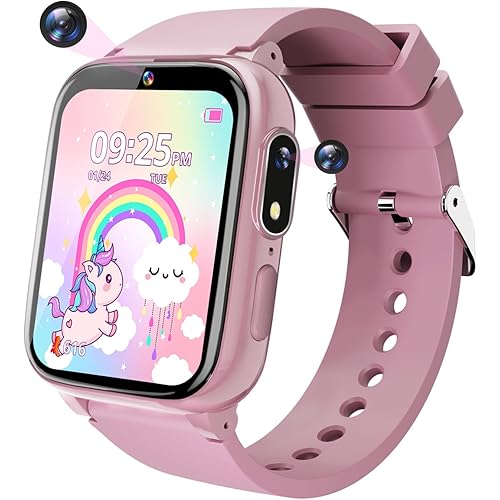 Smart Watch for Kids with 26 Games Girls Toys Age 6-8 Birthday Gifts Ideas for Girls 3 4 5 7 9 6 8 Year Old Christmas Stocking Stuffers for Kids