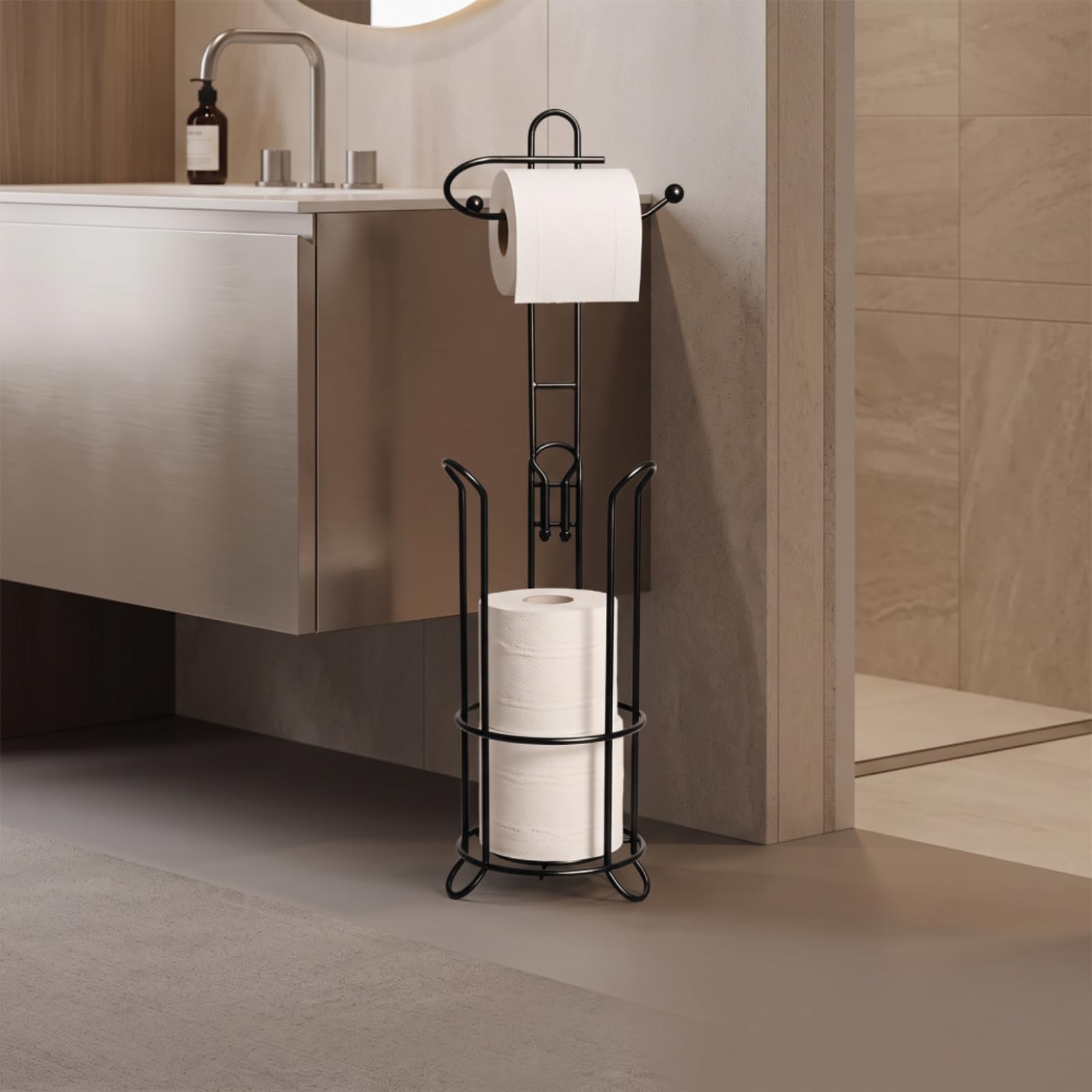 Portarotolo con Riserva Stabile | Funzionale, Accessorio, per Bagno