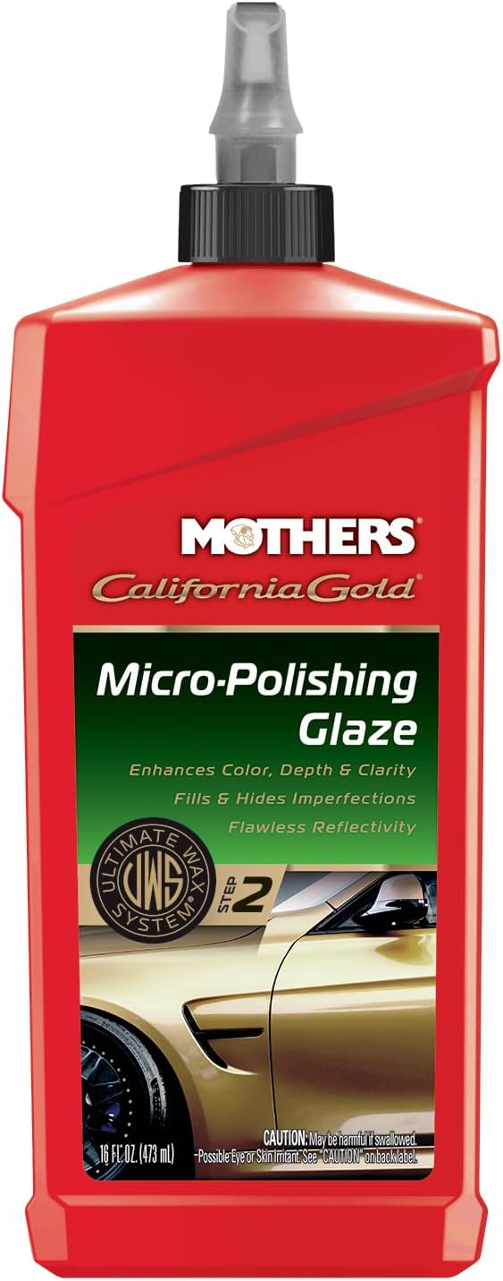 08100 California Gold Micro-Polishing Glaze (Ultimate Wax System, Step 2) - 16 oz. , RED