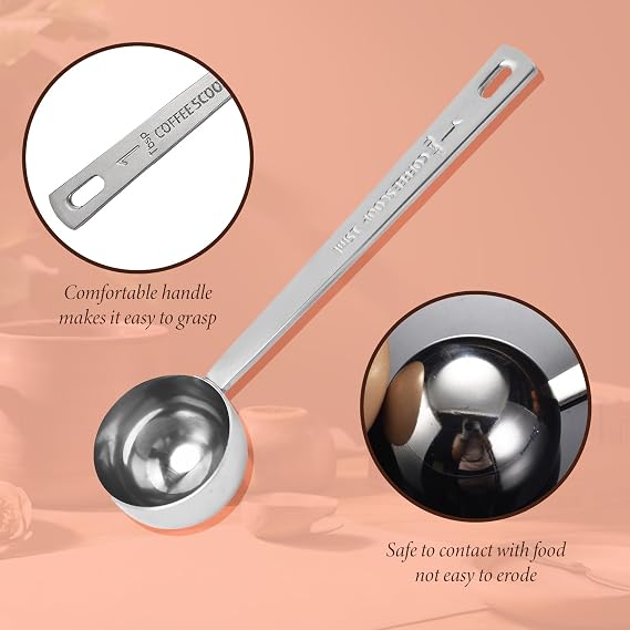 2 Pcs Tablespoon Measuring Spoon,15ml Coffee Spoon Long Handle Table Spoons