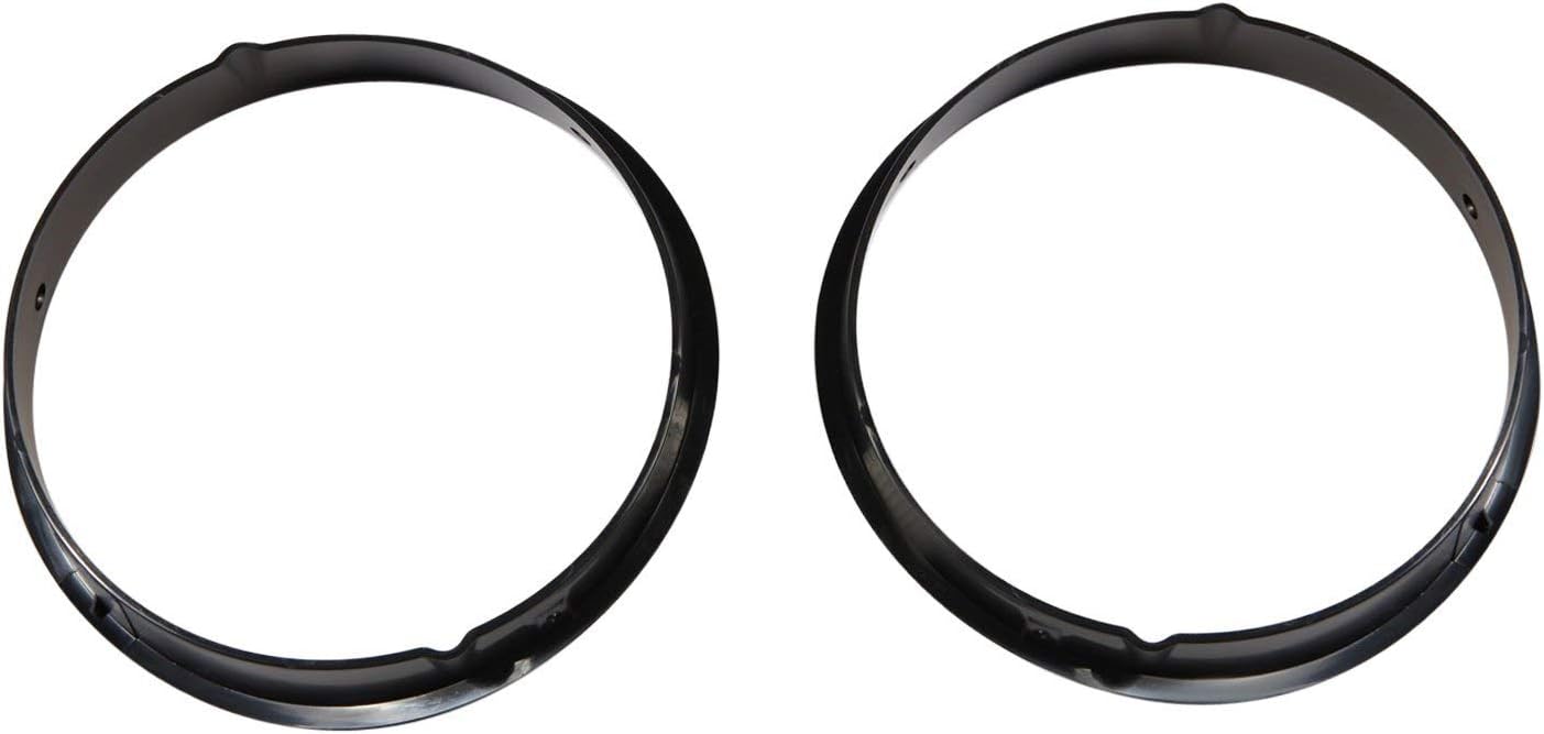 Rugged Ridge | Headlight Bezel Kit, Black | 12419.23 | Fits 1997-2006 Jeep Wrangler TJ