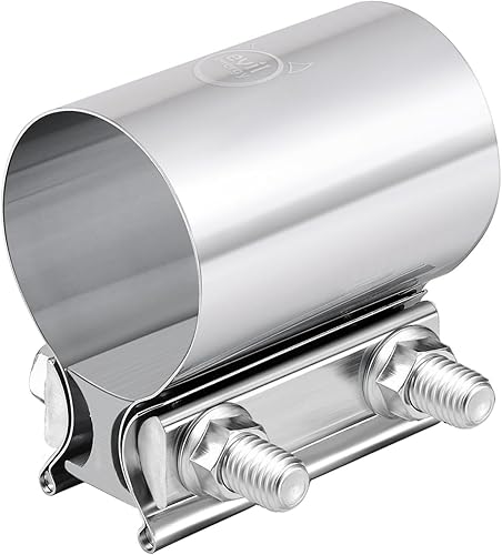 EVIL ENERGY - Abrazadera para manguito de escape de acero inoxidable.