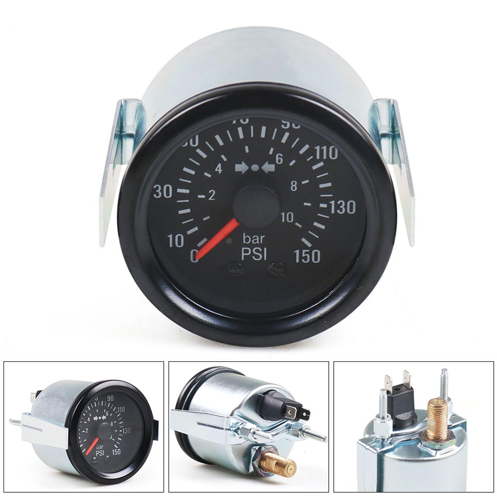 Dyno Racing Barometer - 0-10 Bar/150PSI Auto Gauge -3