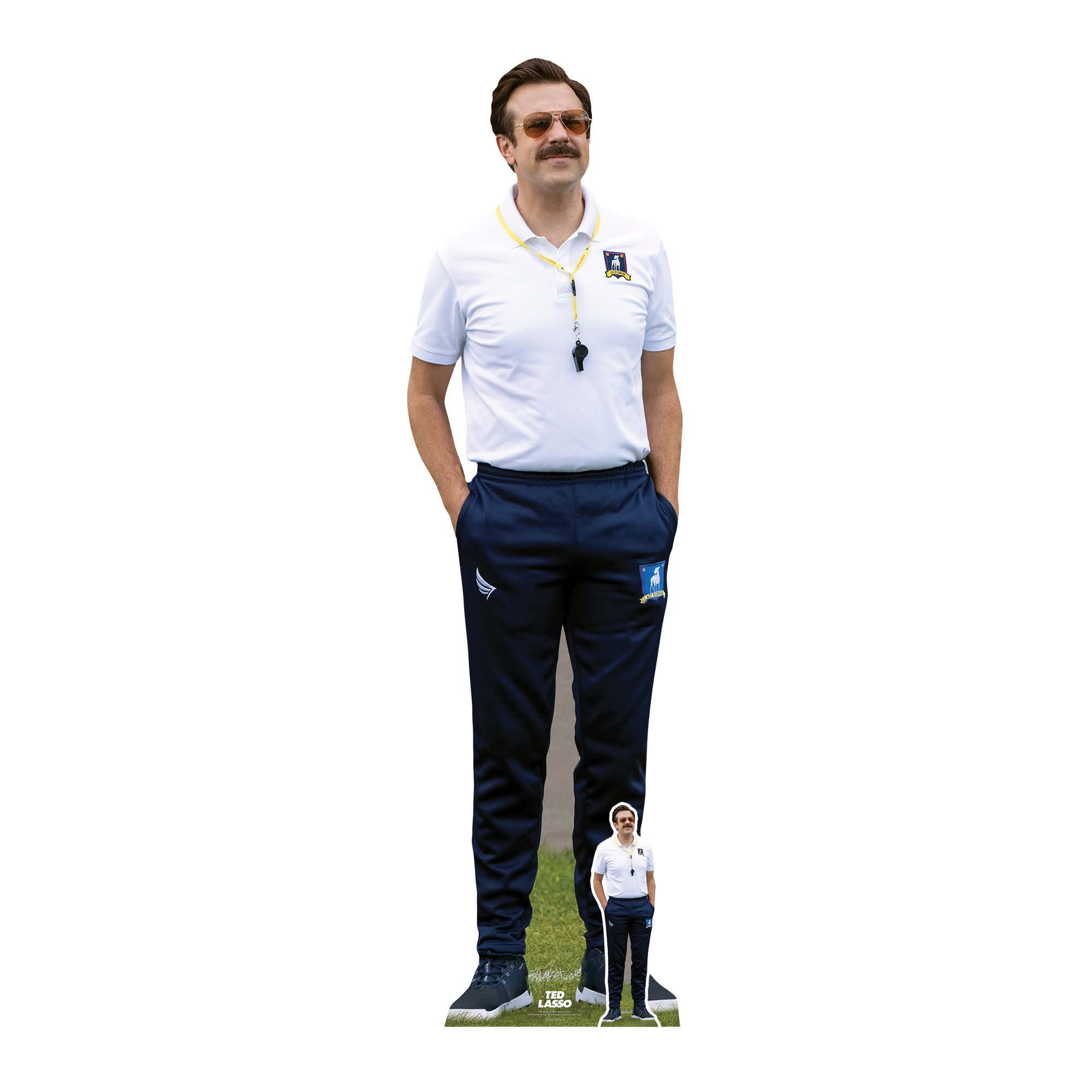 SC4221 Ted Lasso Football Manager Jason Sudeikis Lifesize Cardboard Cutout