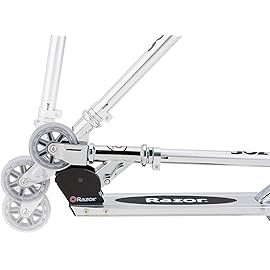 Razor AW Kick Scooter for Kids - Wheelie Bar, Lightweight, Foldable, Aluminum Frame, and Adjustable Handlebars