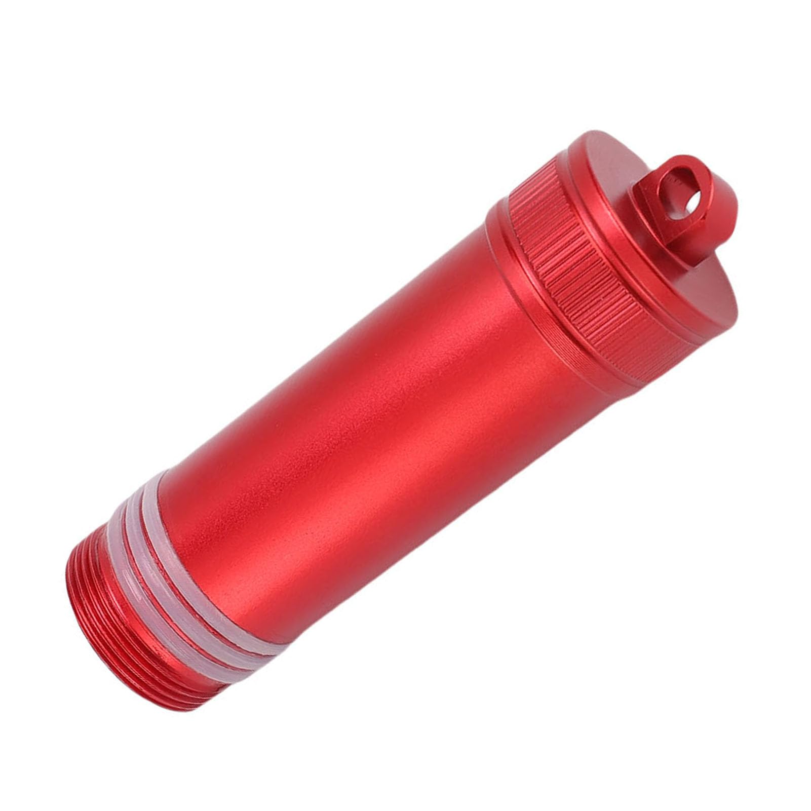 Torcia subacquea potente 1200 flusso luminoso impermeabile torcia per osservazione marina, materiale ABS (rosso)