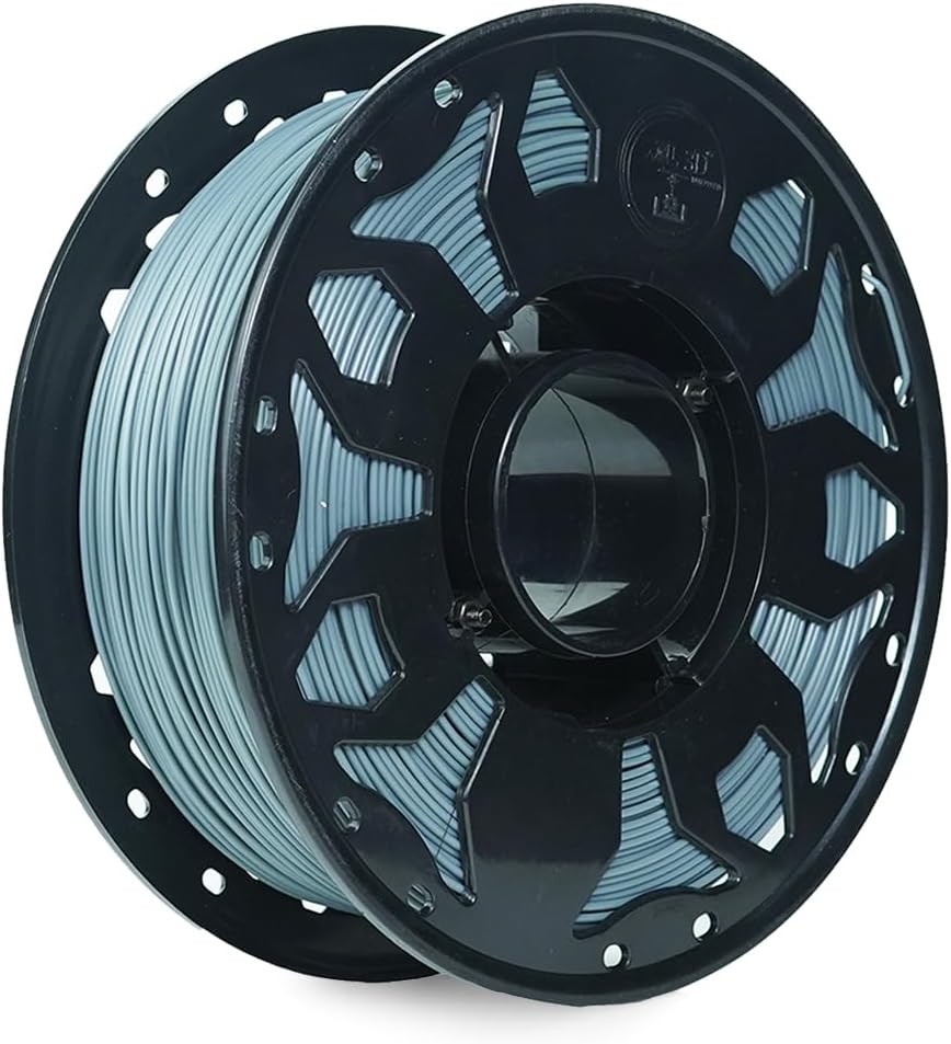 WOL3D 1kg 2026 PLA PRO+ 3D Printing Filament – Improved Formula for Enhanced Strength (Concrete Grey), Eco-Friendly, Compatible with Most FDM 3D Printers, Made in India.