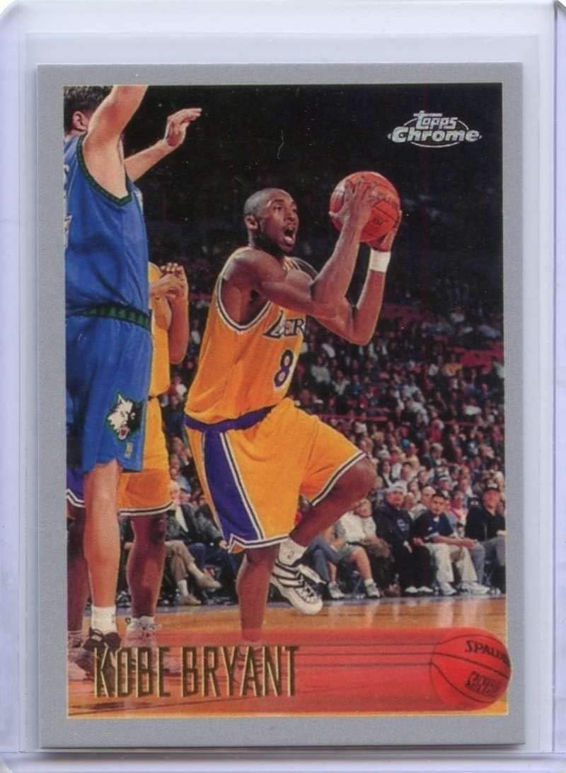 Kobe Bryant Rookie Card 1996-97 Topps Chrome Reprint #138 Los Angeles Lakers - Ships in Mint Brand New Holder