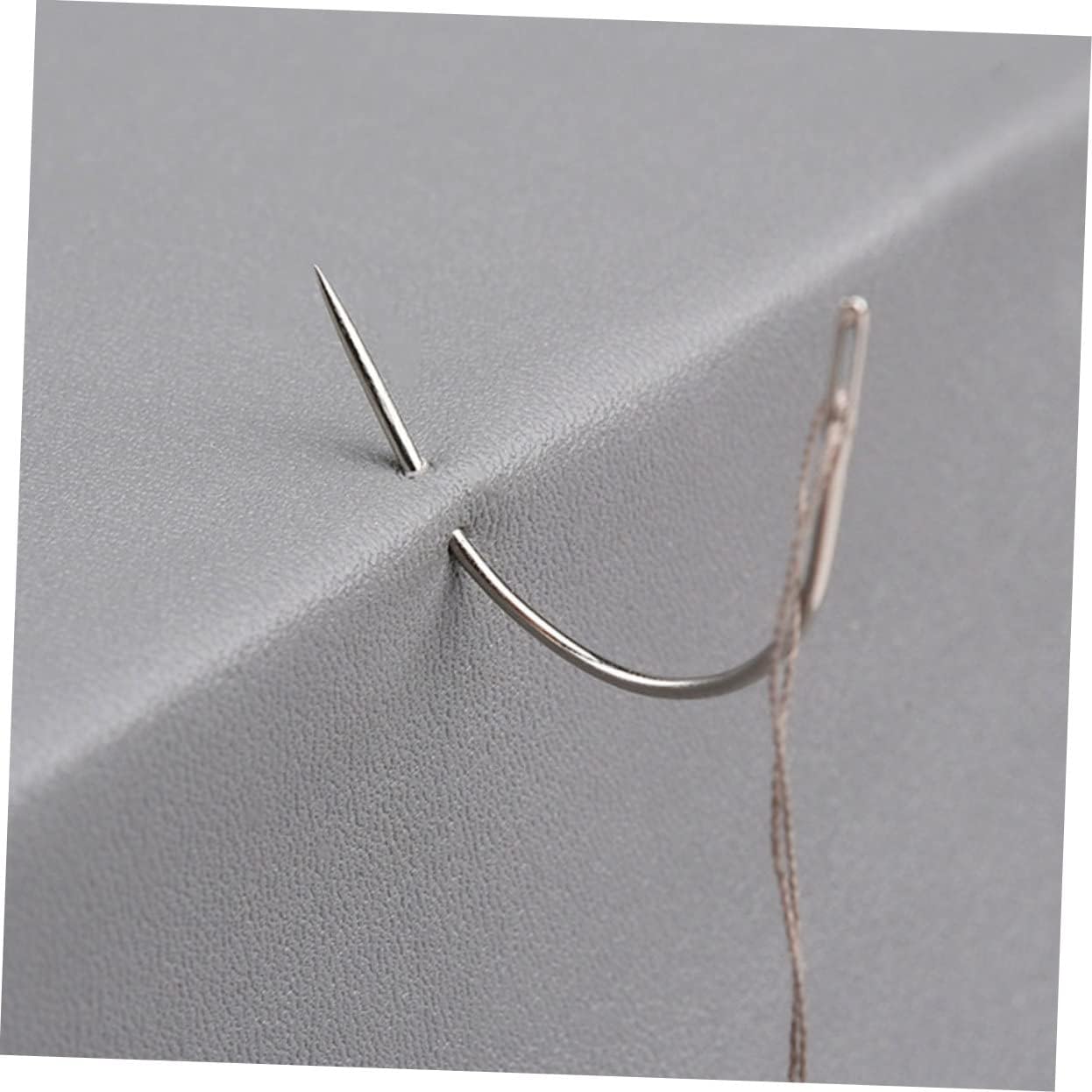 TOPPERFUN 200pcs Curved Sewing Needles Hand Embroidery Needles Big Eye Strong for Embroidery Sewing Craft