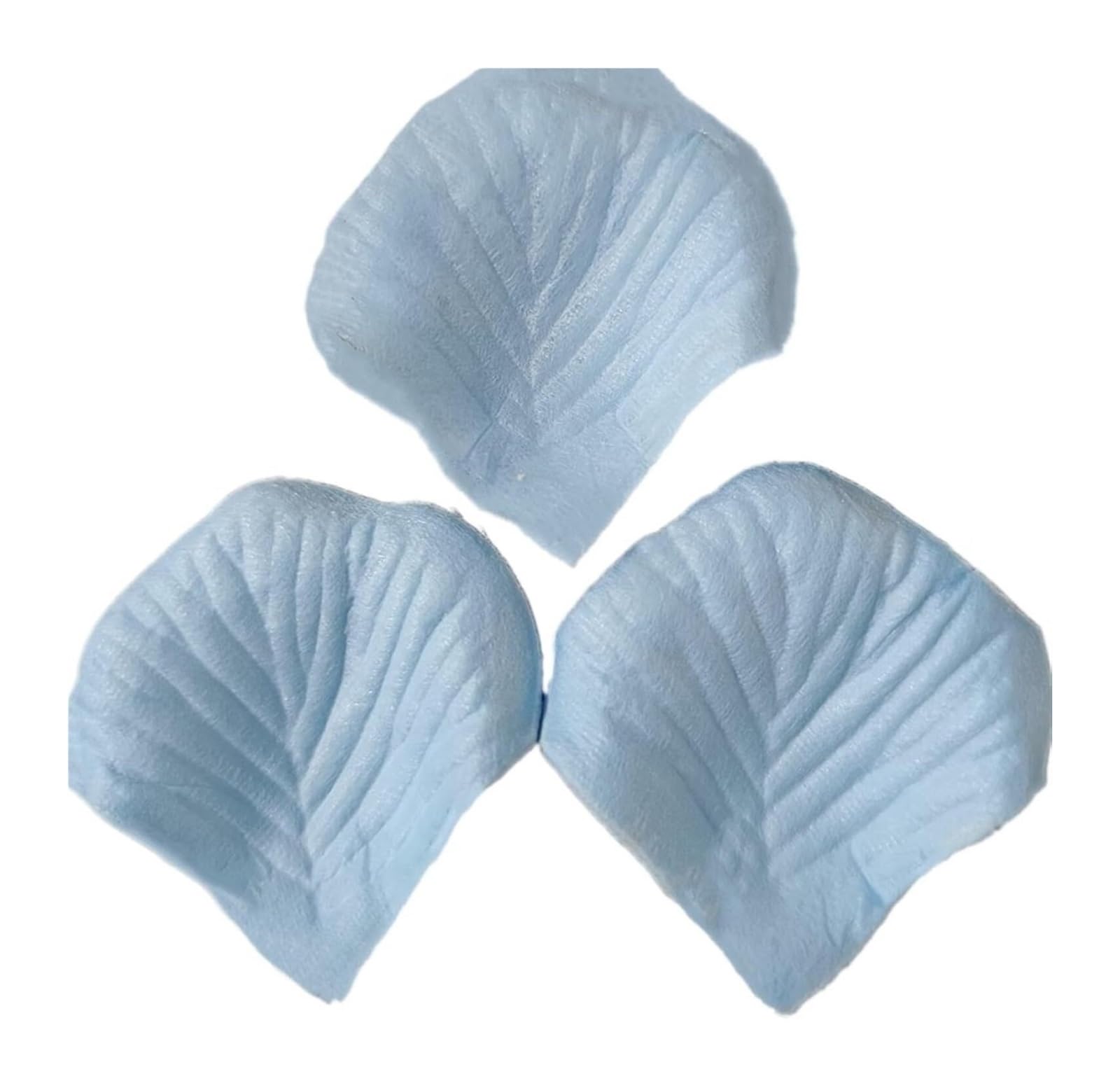 HIFRQVVC Artificial Flower Confetti, Fake Rose Petals Multicolor 5x5cm 1000/3000pcs For Wedding Party Walkway Carpet Bedroom(Light Blue,3000pcs)