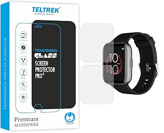TELTREK Screen Protector Compatible With Boat Watch Wave Connect Smartwatch, Full Hydrogel TPU Screen Guard not a Tempered Glass (Pack of 2)