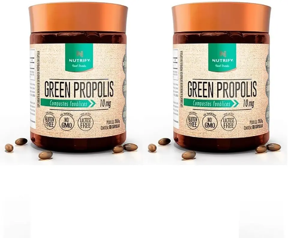 Kit 2 Green Propolis Nutrify 60 Cápsulas