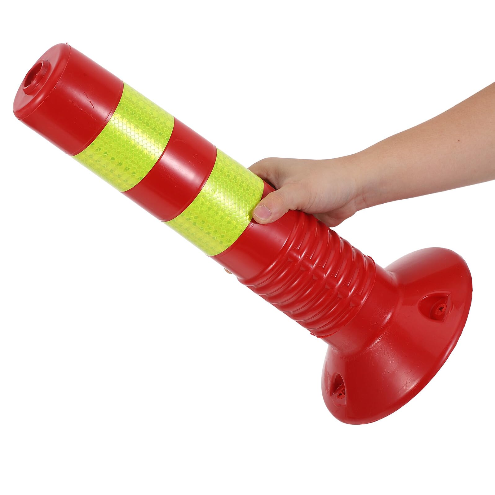 Borne de Sécurité D'allée Réfléchissante en Plastique Pu Jaune