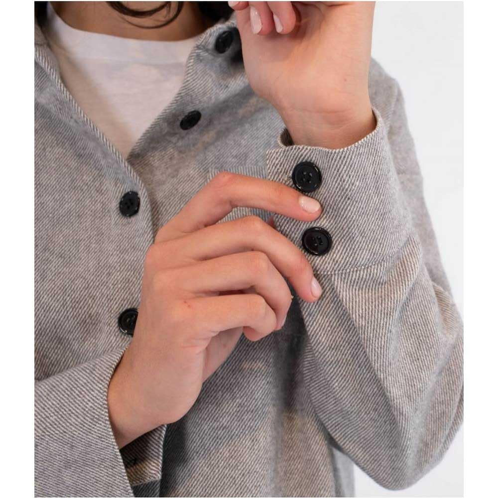 Hurley Long Sleeve Shirt Women - Union Solid Flannel Camisa Mujer