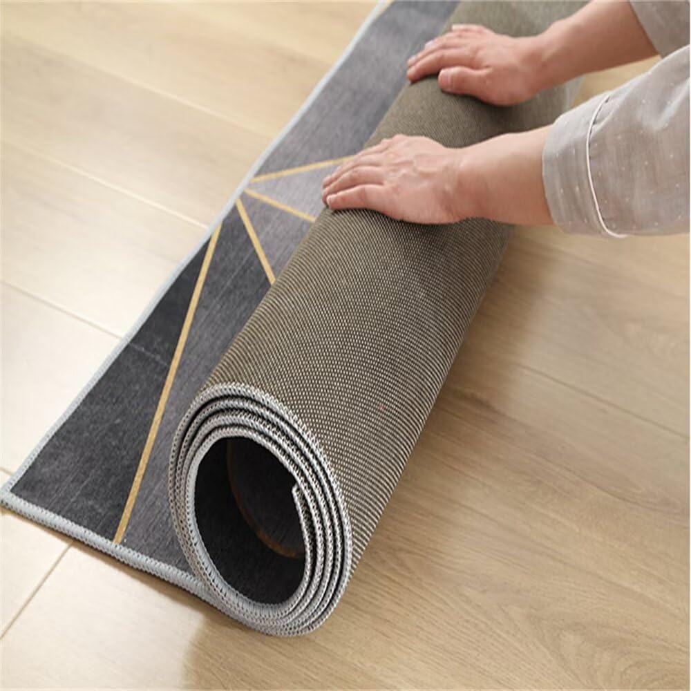 Teppich Schlafzimmer Groß Sofa, Schlafzimmer, Wohnzimmer Dekoration, rutschfest, Schmutzabweisend, Waschbar Schlafzimmer Möbel Schwarz Baby Teppich Dekoration Modern Teppich Schlafzimmer Groß