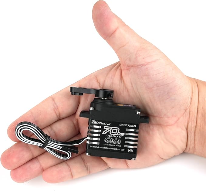 Servo digital RC 70KG torque metal IP68 180° GX3270BLS miniatura 2