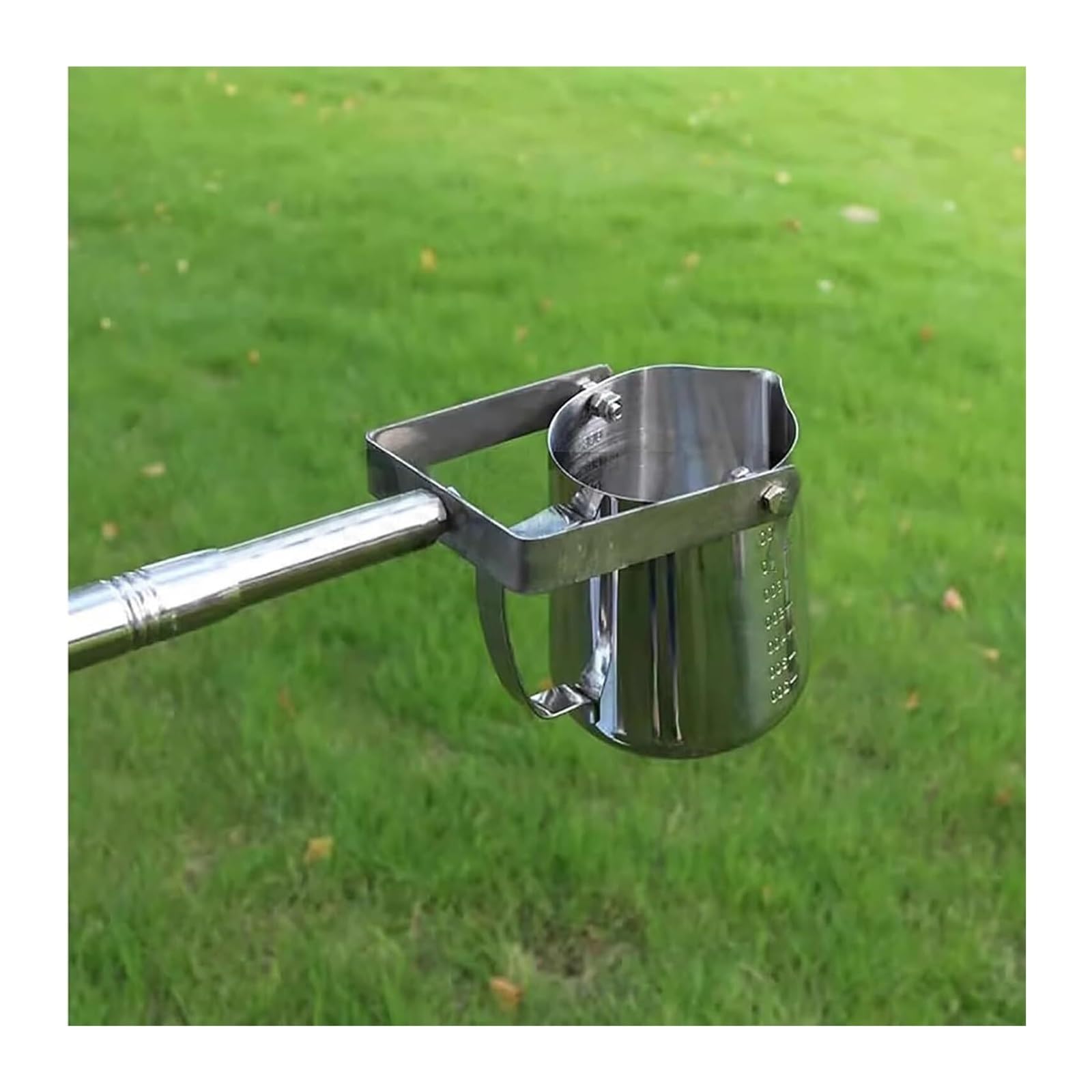 muestreo de agua, Cazo for muestreo de agua con poste telescópico, giro 360 ​​grados y pico graduado(1000ml,4.9-23ft/1.5-7m)
