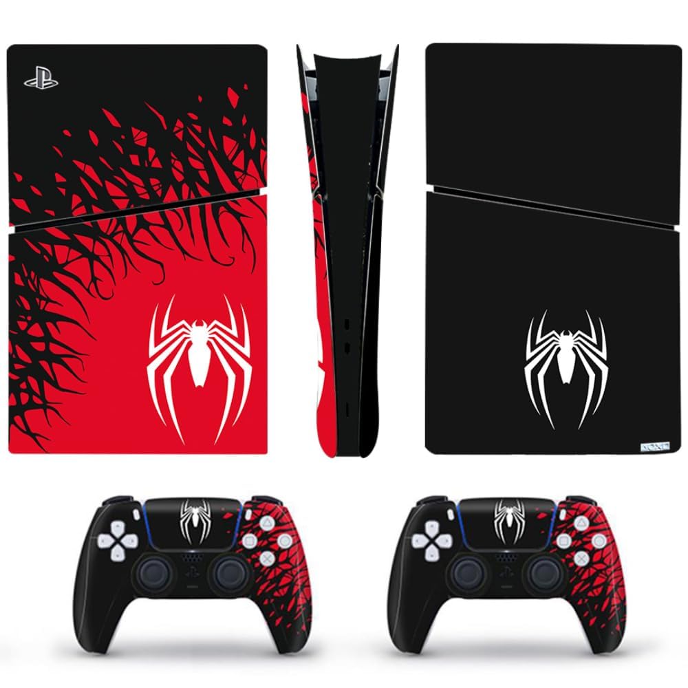 TCOS TECH PS5 Slim Digital Skin Protective Wrap Cover Vinyl Sticker Decals for PlayStation Slim 5 Digital Version Console PS5 Slim Sticker Skins for Console and Controllers (Spider-Man 2) (B0CTKCFX3B) Amazon Price History, Amazon Price Tracker