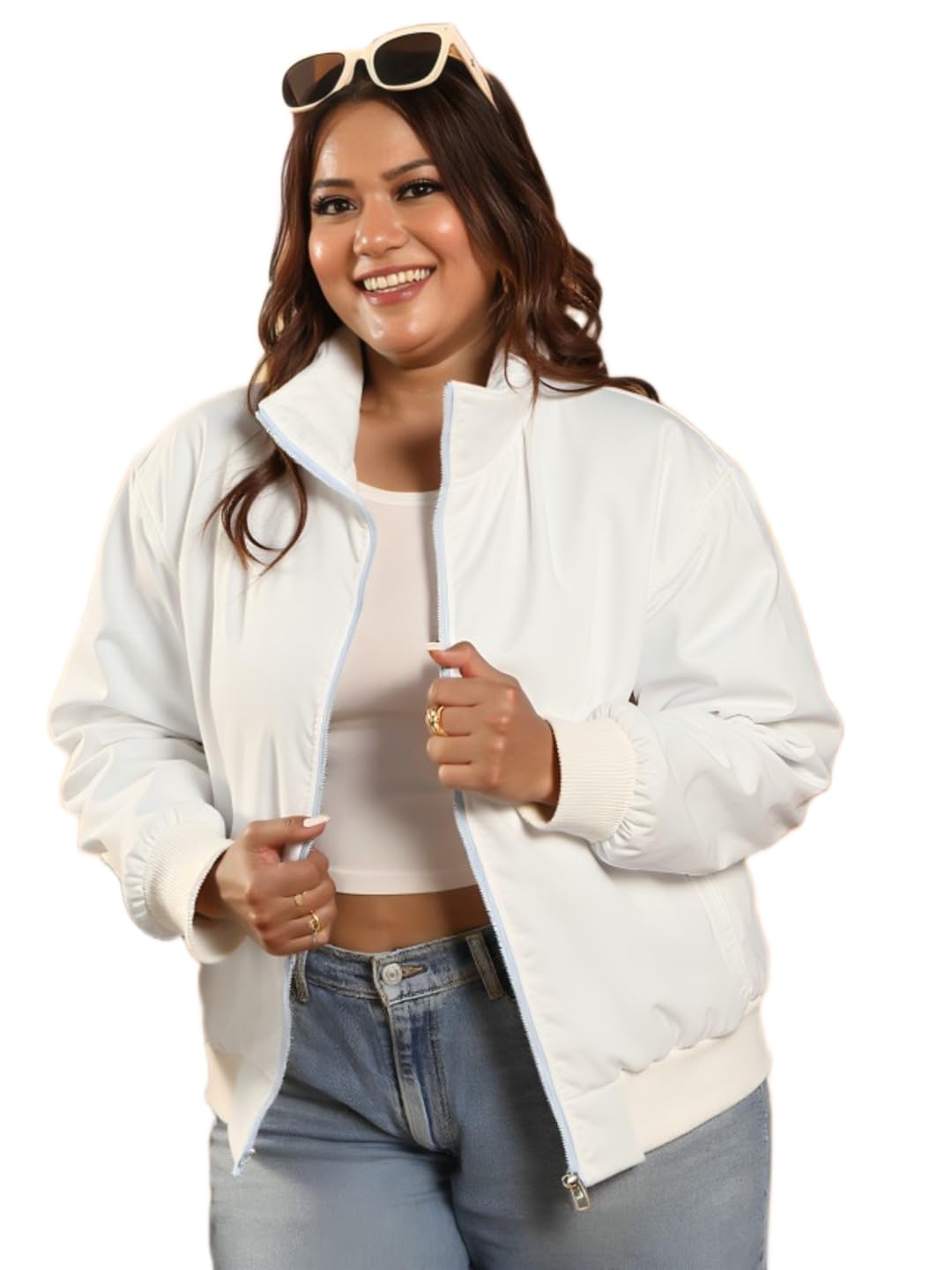 maykr Women's Windcheater Jacket - Lightweight Polyester Zipper Closure | Full Sleeve Jacket For Winter Season| Stylish & Weather-Resistant-picture-53