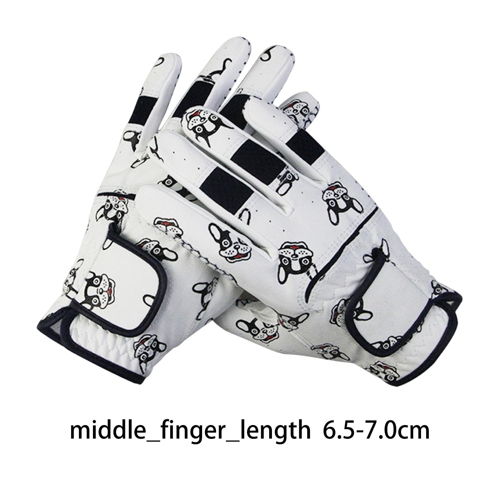 Confezione da 2 Guanti da Golf, Accessori per Le Mani, Versatili, Leggeri, Portatili, con Stampa