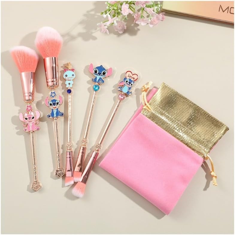 5PCS Makeup Brush Set, Interstellar Baby Makeup Brushes, Creative Fairly Theme Cosmetic Brushes,BestGifts for Girls