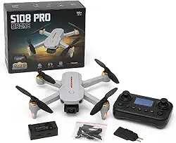 Drone S108 Pro, Câmera HD/4K e Modo Follow Me