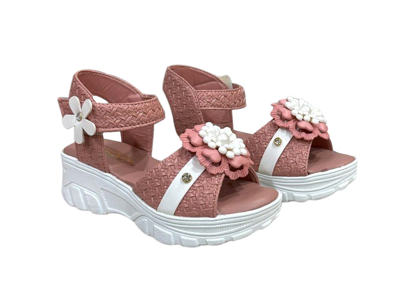 See full amazon price history chart for RJ FOOTWEAR Kids Girls Beautiful Floral PVC Stylish Block Heel Ankle Strap Sandals (Size 4-4.5 Years, NUDE) RJ FOOTWEAR Kids Girls Beautiful Floral PVC Stylish Block Heel Ankle Strap Sandals (Size 4-4.5 Years, NUDE) (B0DF5M5MZN) Amazon Price History, Amazon Price Tracker