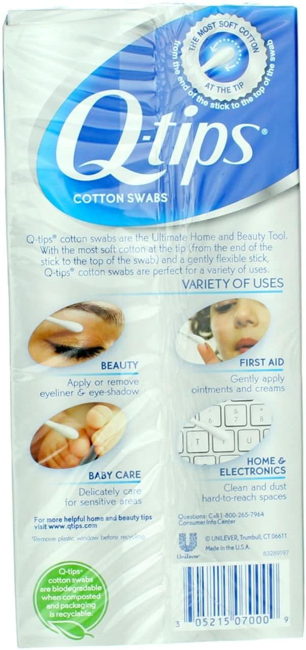 Q-Tips Q-Tips Flexible Cotton Swabs, 170 each (1 Pack)