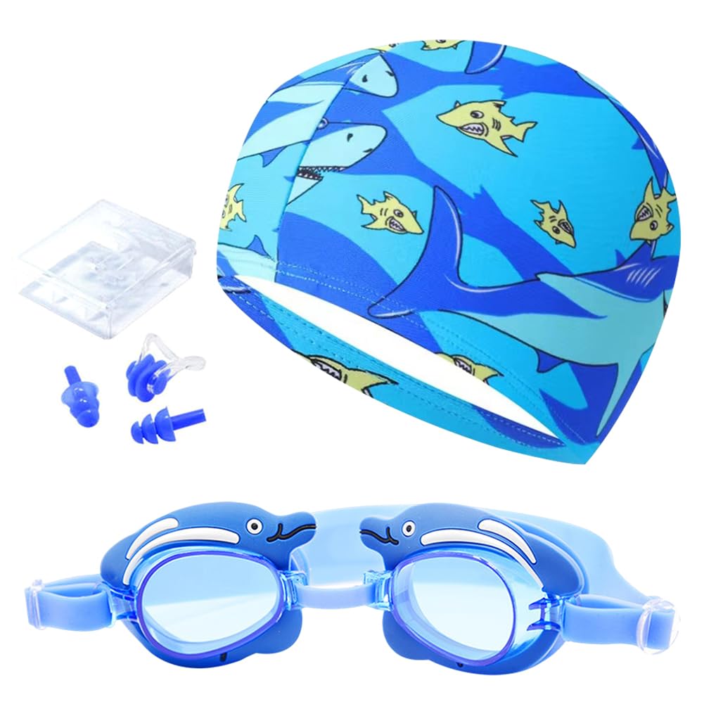 IhLux Gorro de natación, Gorro para Piscina Niñas Niños, Gorros de Natación de Niños, Gorros de Piscina Cómodos, Elásticos y de Calidad, Gorros de Piscina Impermeables Infantil