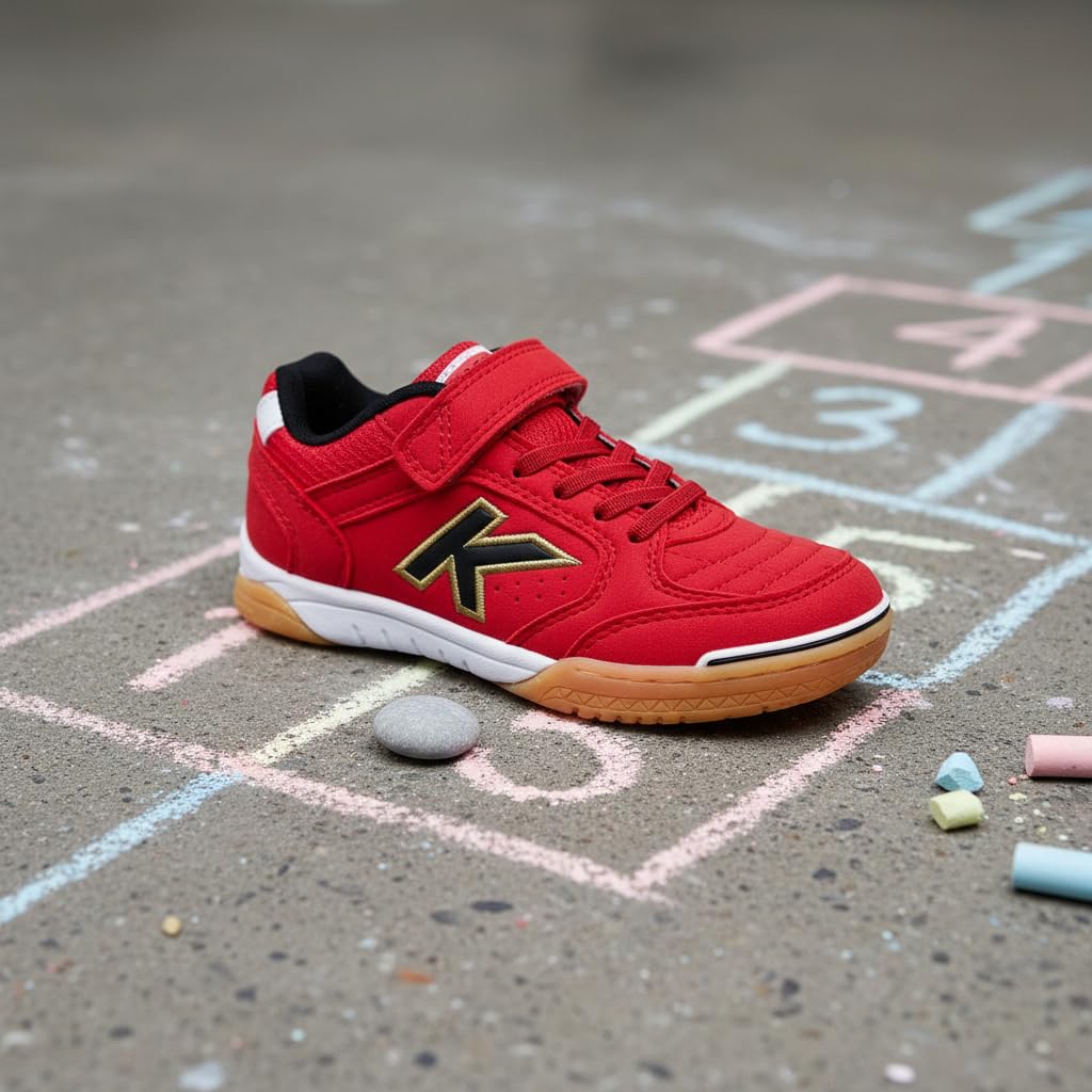 KELME Zapatillas De Fútbol Sala Niño Precision Elastic Rojo