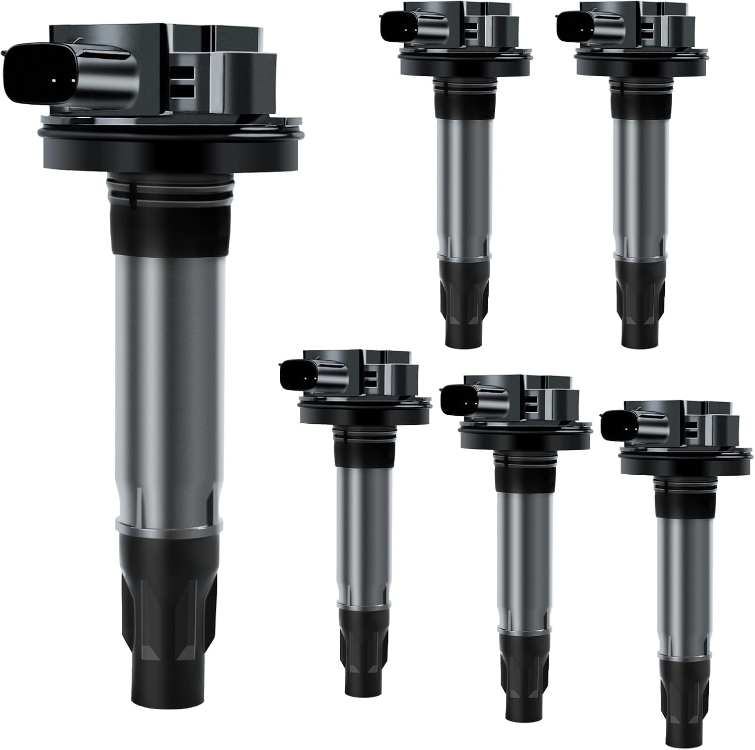 UF553 Ignition Coil Set of 6 Pack Compatible with Ford Edge 2007-2016,for Explorer 2011-2017,for F-150 2011-2017,for Lincoln MKS 2009-2016,for Mazda 6 2009-2013 OE C1595 DG520 DG-520