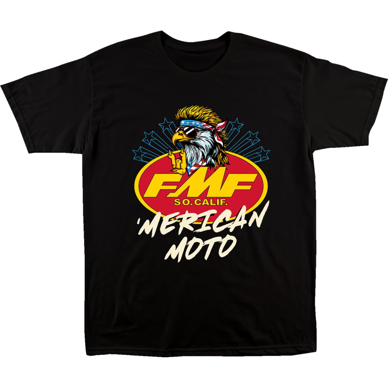 White Regular Fit Short Sleeve Crew Neck 100% Cotton Mens Tee by FMF APPAREL