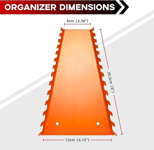 Miniatura 2 de Organizador de llaves de metal con 52 ranuras, juego de bandejas para llaves, organizador de herramientas montado en la pared, soporte para llaves