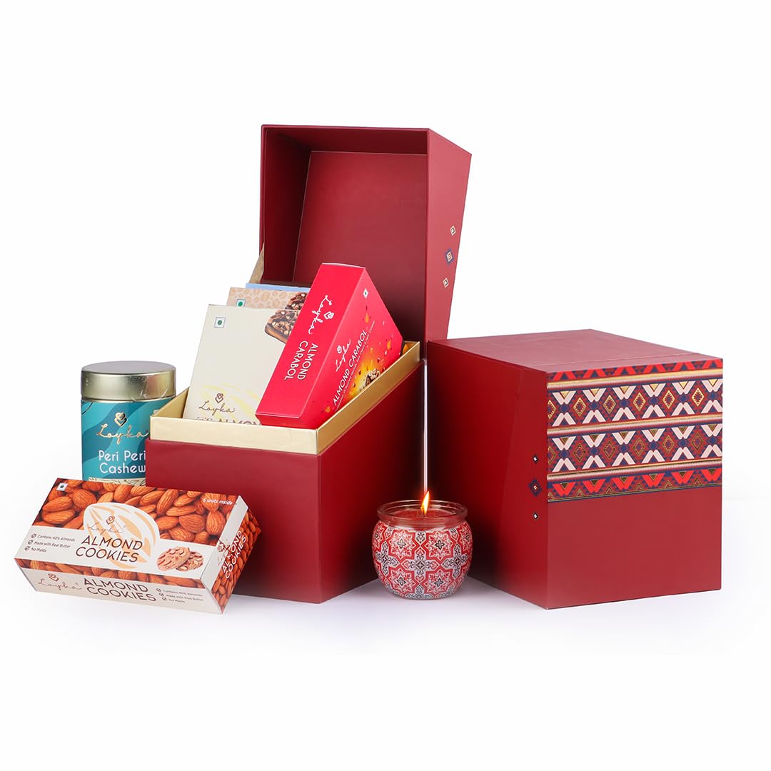 Loyka Tijori Gift Box | Assorted Premium Chocolate & Nuts Hamper | Choco & Dryfruit Delicacy | Gift for Diwali, Birthdays, Anniversary, or Any Occasion | Roasted Nuts (Almonds, Cashew, Hazelnut) (B0CJVFF1GF) Amazon Price History, Amazon Price Tracker