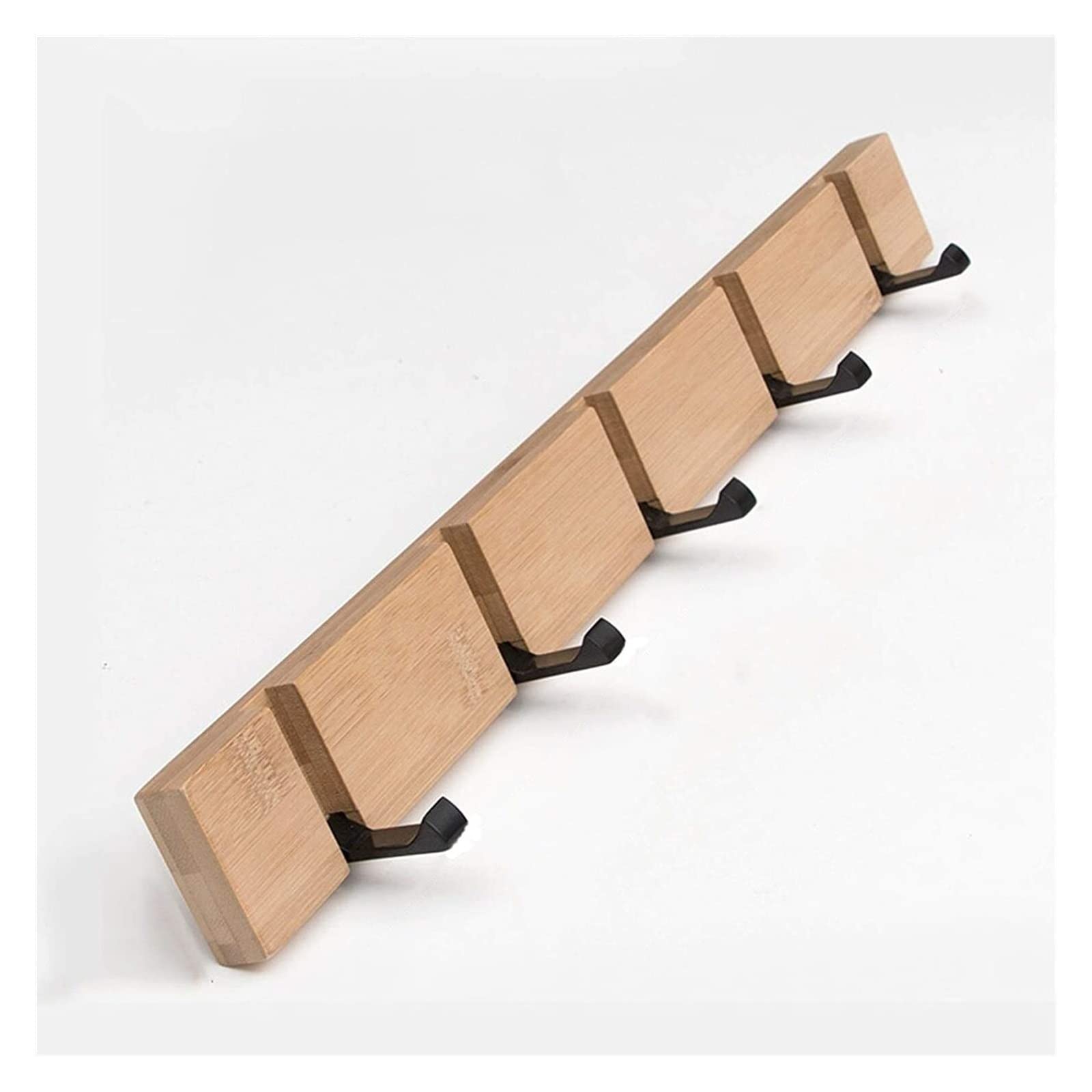 AZHKJKZH Coats Hooks Wall Mounted Hanger Hat Wall Mounted Coat Hooks，Simple Bamboo Clothes Hook Foldable Clothes Towel