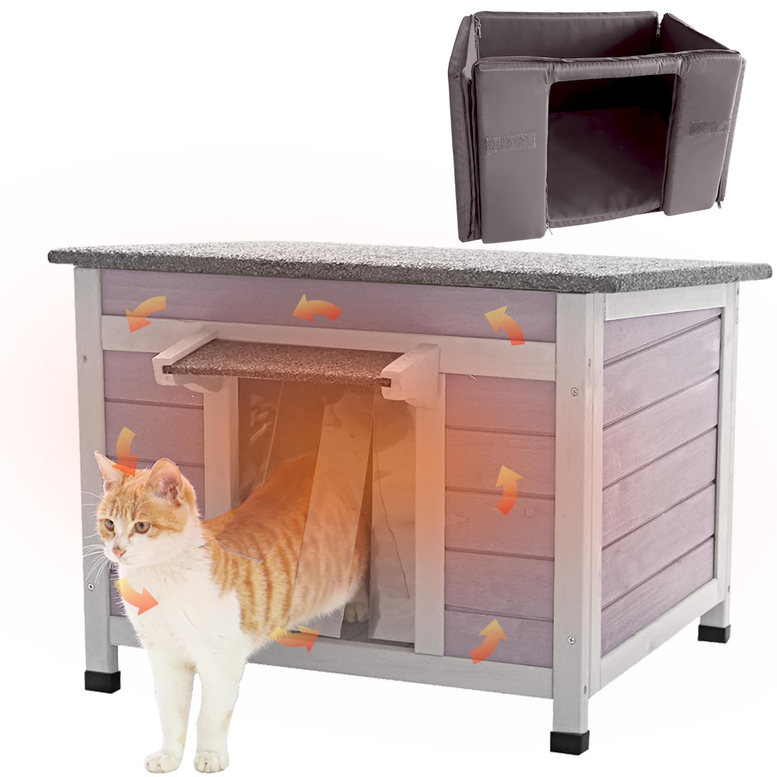 AIVITUVIN Outdoor Cat House