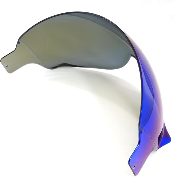 【Bikers】 CJ-3 EX-ZERO/J・O 対応互換品 シールド ミラーシールド SHOEI ショウエイ CJ JO UVカット 紫外線カット バイク用 ツーリング ジェットヘルメット (ブルー) [並行輸入品] - 4