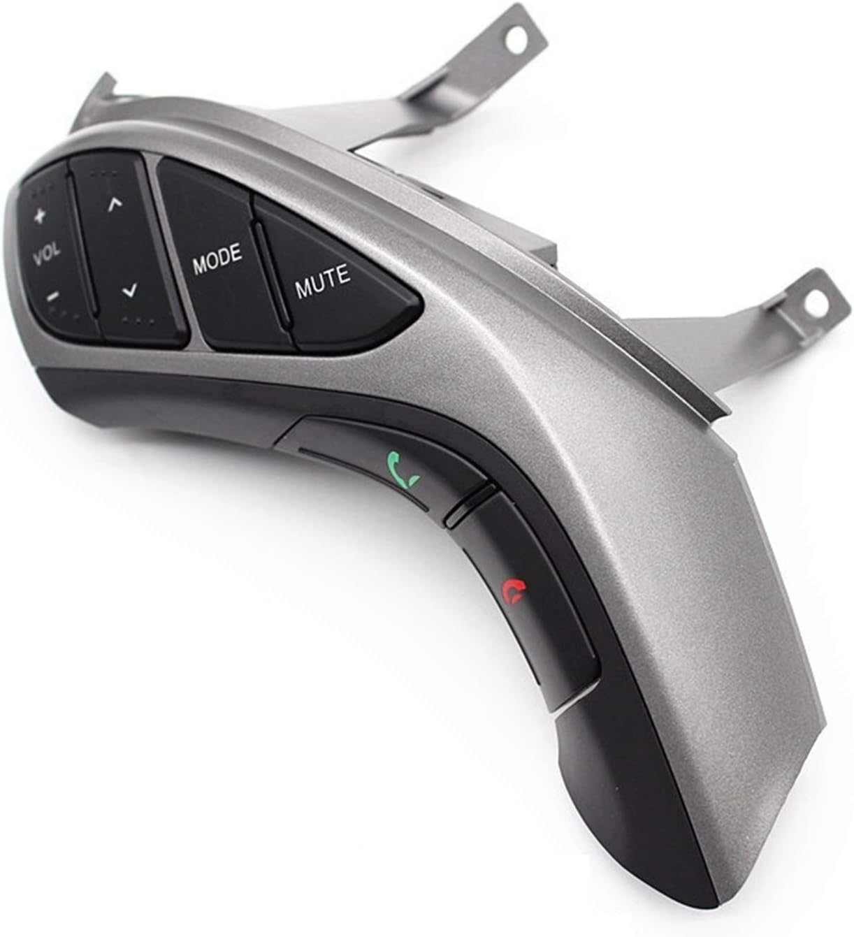 Switch Multifunction Steering Wheel Button/Fit For Hyu.ndai Elantra 2012 2013 2014 Multifunction Control Steering Wheel Buttons Volume Audio Cruise Function Switch Steering Wheel Control Button(Color