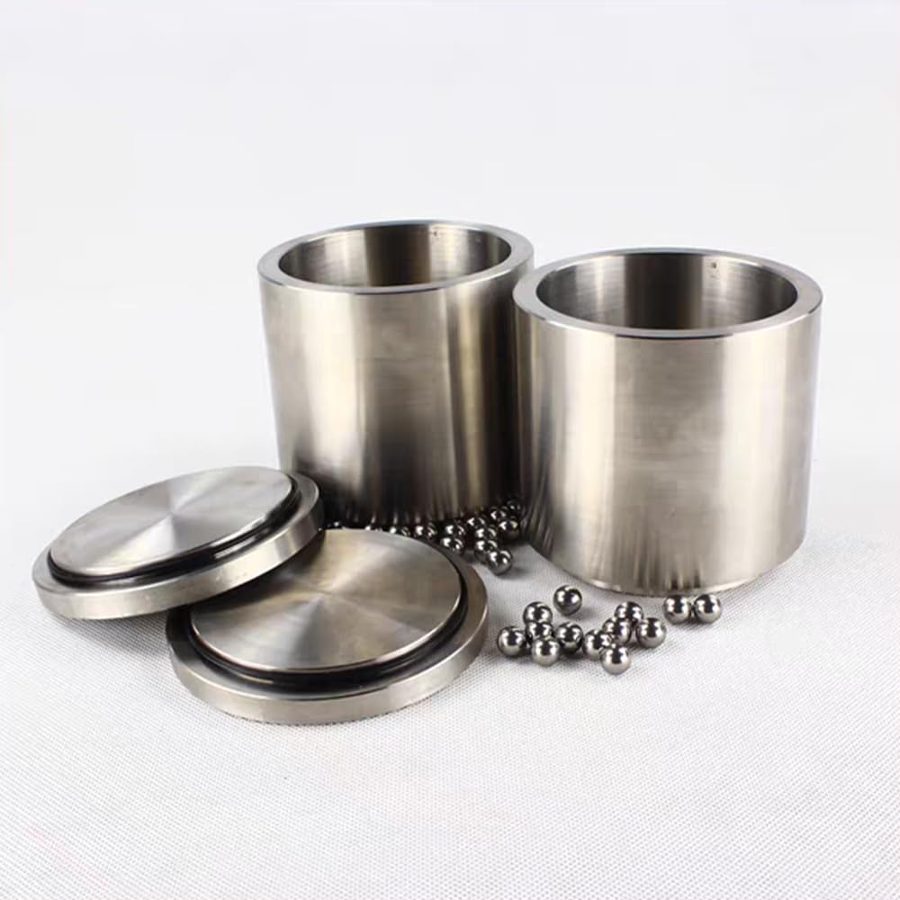 Mahlbecher aus Edelstahl 304/306 for Planetenkugelmühlen – Anpassbare Größen for metallische und nichtmetallische Werkstoffe, 1 Stück(250mL)