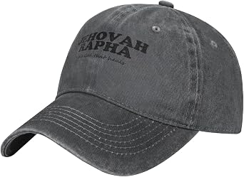 YvoneDBrownn Original Low Profile Baseball Cap Jehovah Rapha The God Who Heals Hat Men Women Dad Hat Adjustable Deep Heather