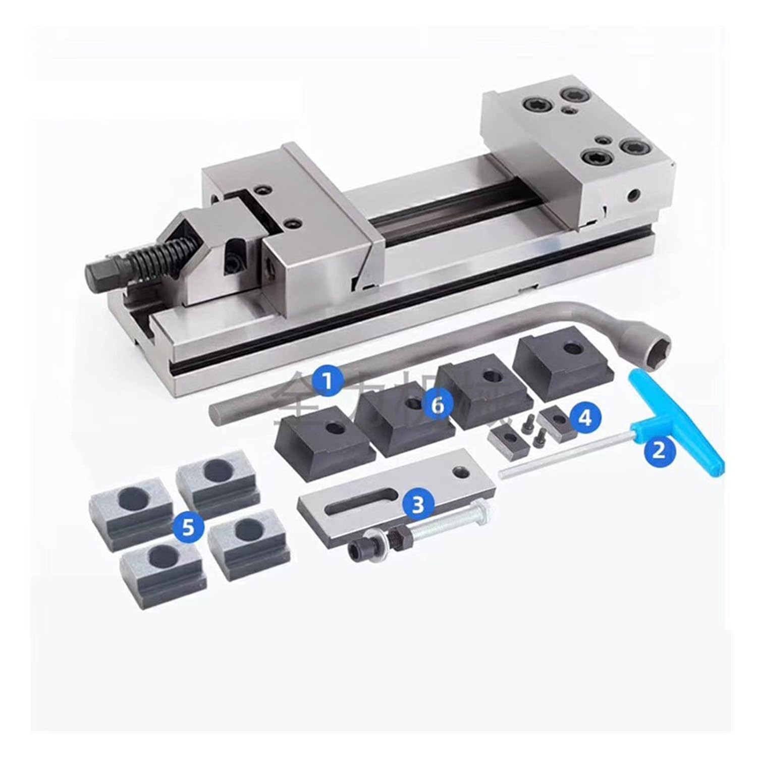 GT125 / 5 Inch High Precision Manual Flat Vice Tool Maker Vise for CNC