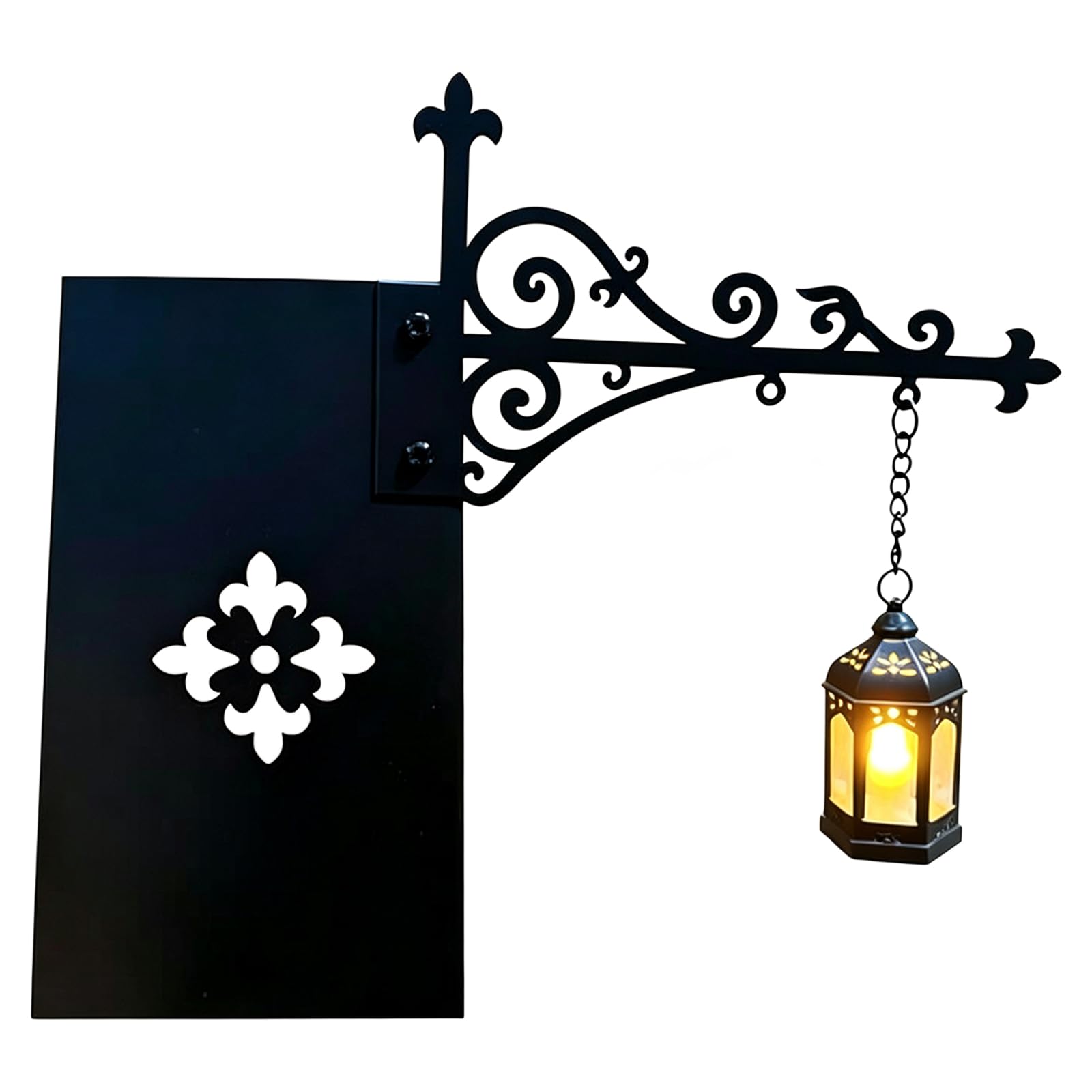 Library Lantern Bookshelf Decor Vintage LED Book Nook Light Mini Shelf Lamp