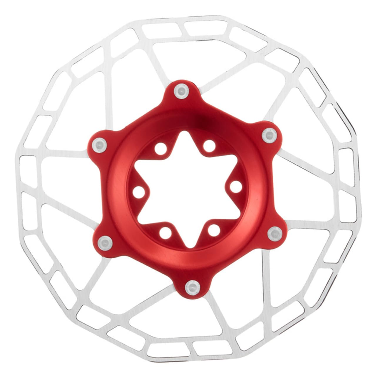 Abaodam Floating Brake Disc Lightweight Rotor for Mountain Bikes Enhanced Heat Dissipation Durable Bicycle Brake Accessory Bolt Design