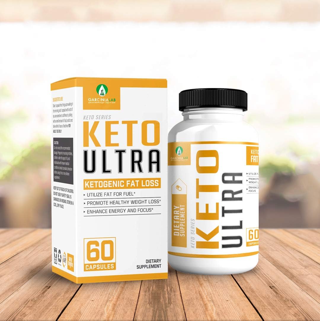 Keto Pills Diet - Keto Ultra Supplement for Fat Burning Weight Loss w/Ketogenic Diet BHB Salts - Formulated to Support Fat Burn, Energy Boost, and Maintaining Ketosis | 60 Count Bottle USA Made